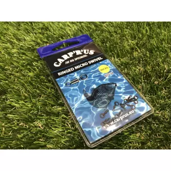 Carp'R'Us - Ringed Micro Swivel - mikro krętlik z kółkiem
